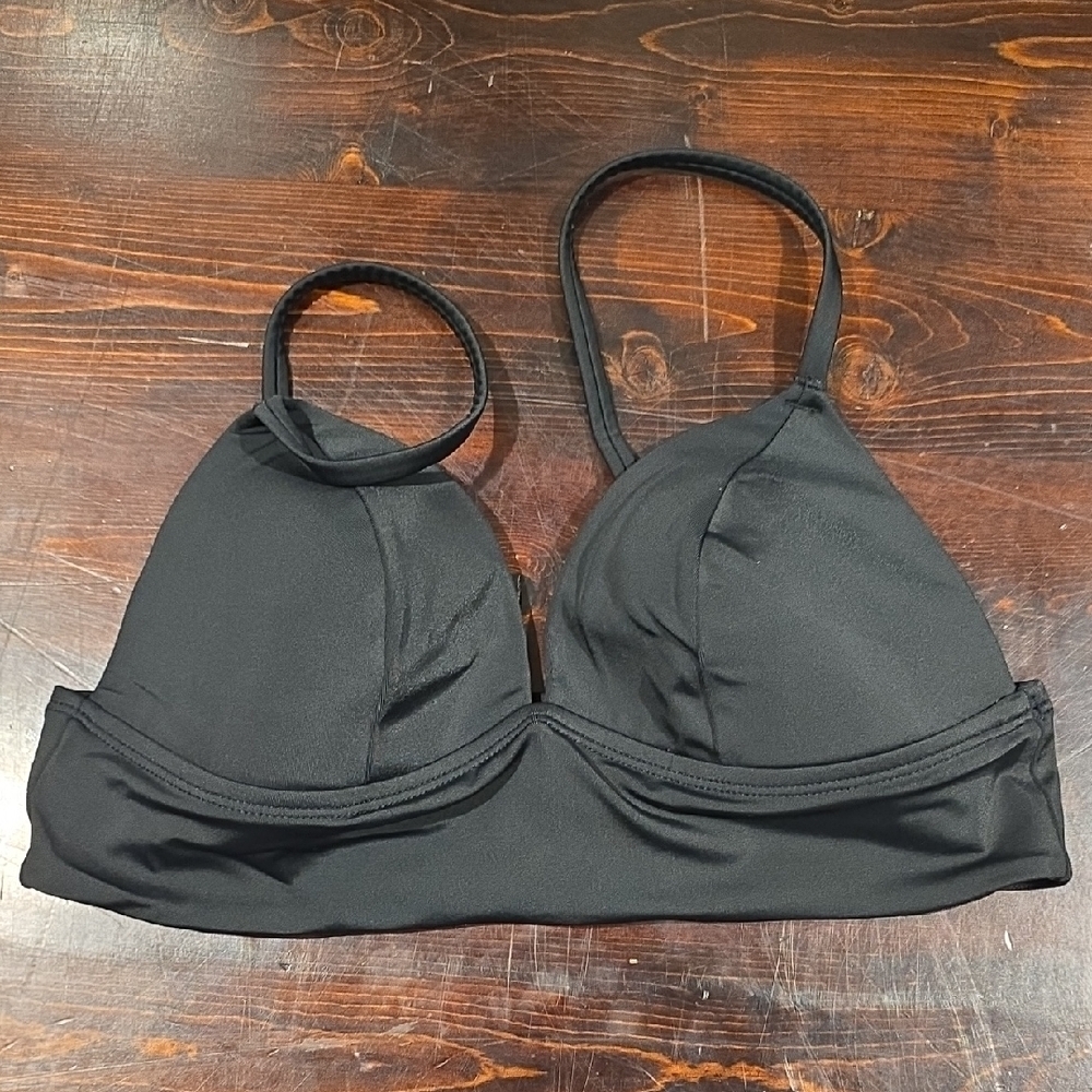 Adore Me Black Underwire Bikini Swim Top M